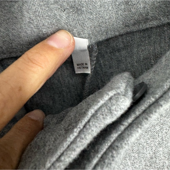 Muji Stretch Brushed Wide Leg Cropped Trousers. NWOT - Picture 7 of 9